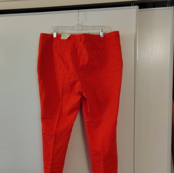 Van Heusen studio slim leg pants red and color size 18 - Picture 5 of 7